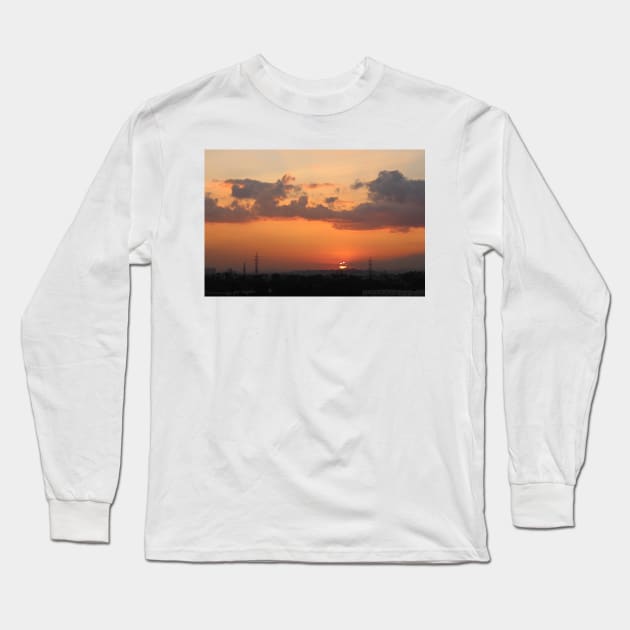 fluffy skies Long Sleeve T-Shirt by stupidpotato1